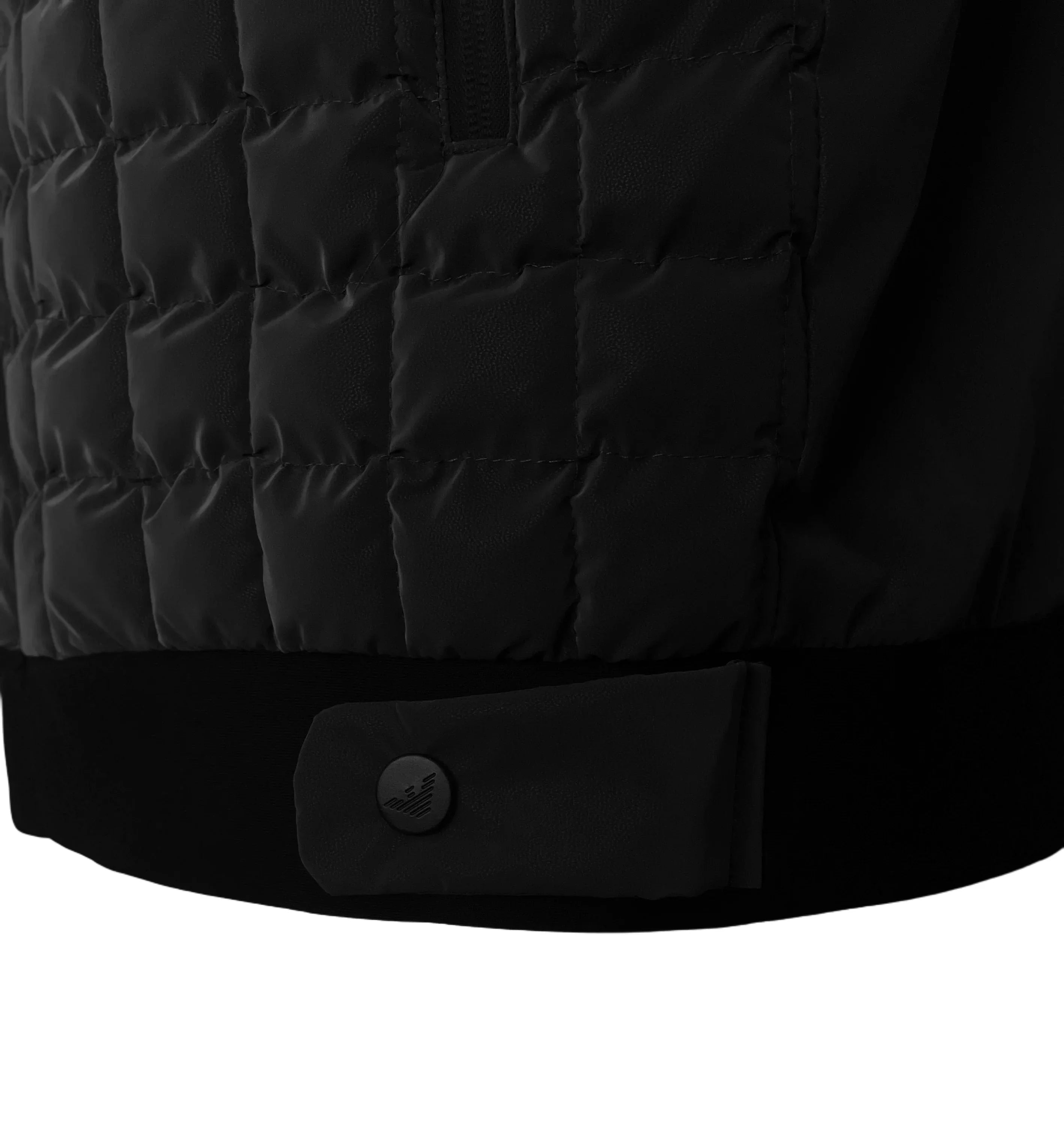 Emporio Armani Men's Body Warmer Vest In Black Slim Fit Size