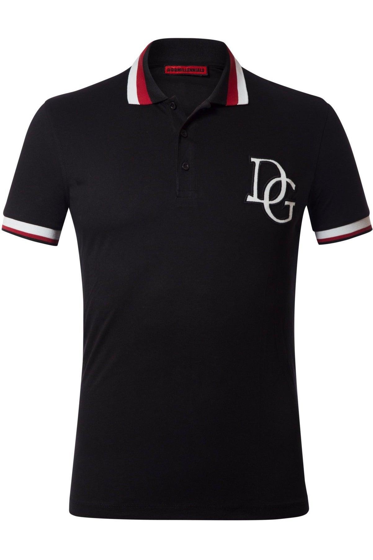 Dolce&Gabbana Men's Polo Shirt In Black